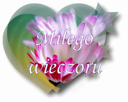 Kwiaty w sercu miłego wieczoru